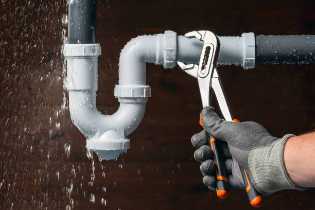 Professional Emergency Plumber technician working in West Kennebunk, ME